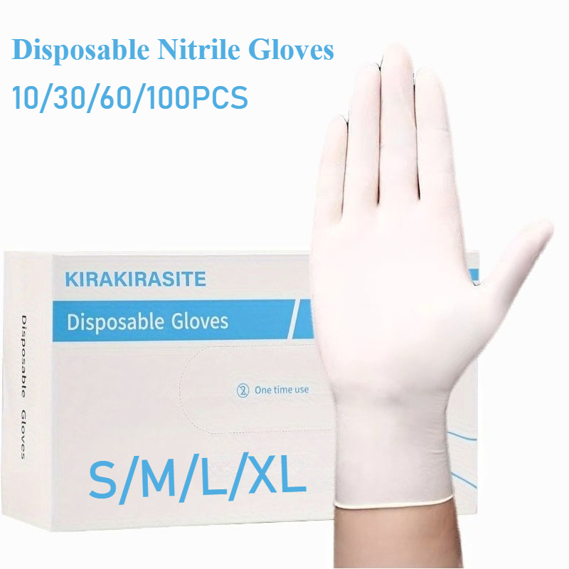 Medical Gloves - Witte nitril wegwerphandschoenen Poeder- en latexvrije